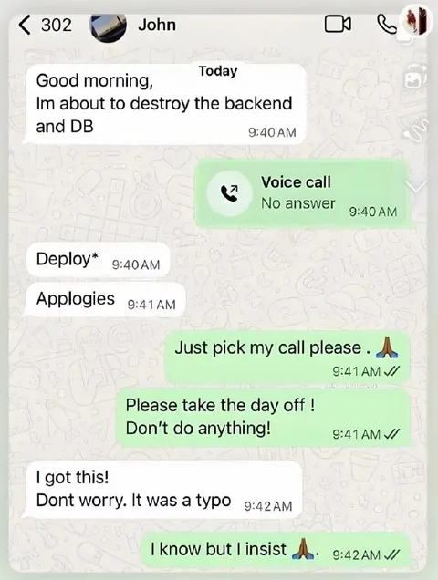 Destroy the Backend Typo