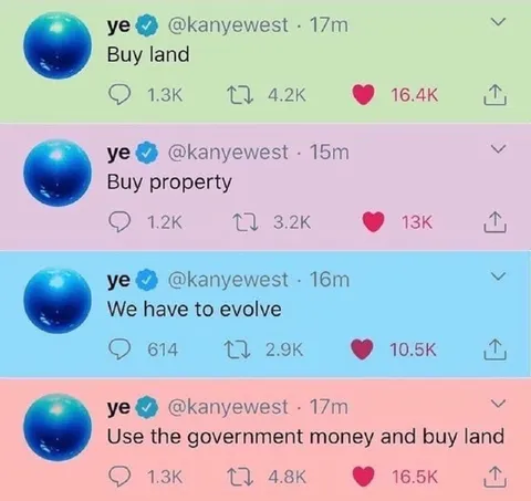 Kanye Says Buy Land