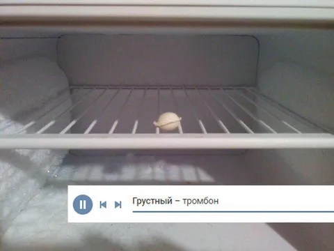 Грустный тромбон в морозилке