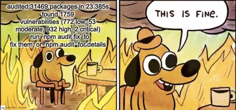 This Is Fine Package Audit