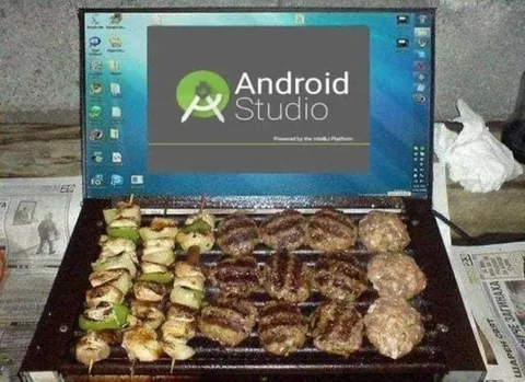 Android Studio Barbecue Laptop