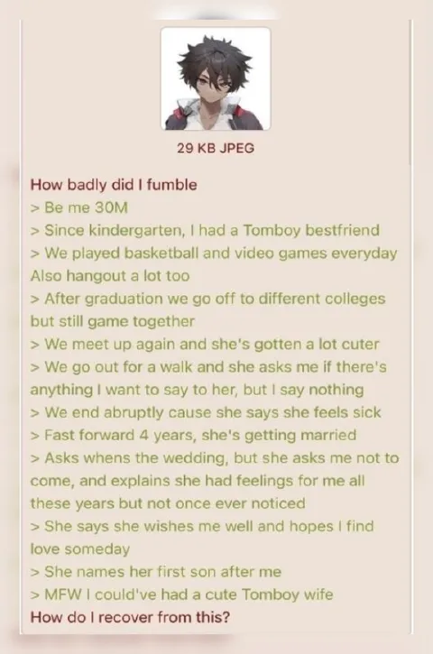 Tomboy Best Friend Regret