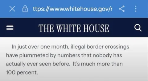 Illegal Border Crossings Plummet