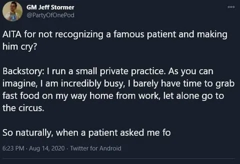 Doctor Misses Famous Circus Patient