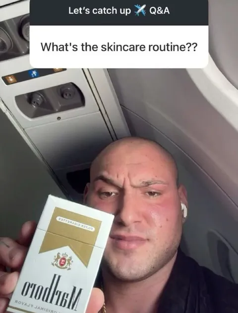 Skincare Routine Cigarette Joke