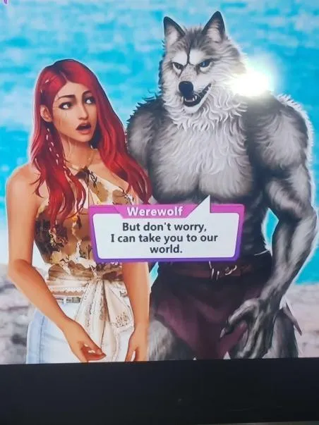 Werewolf Takes Her to His World