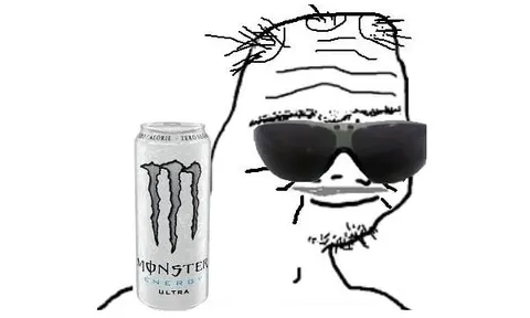 Вояк с Monster Energy