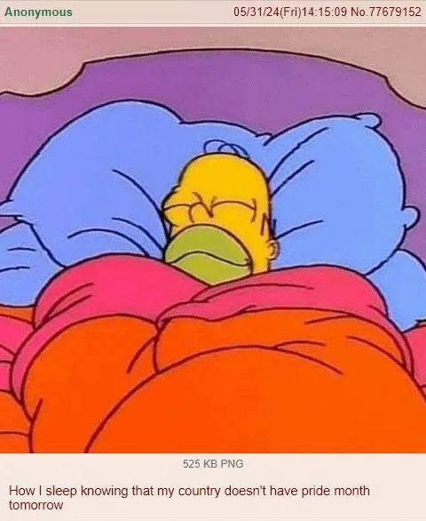 Homer Sleeps Through Pride Month