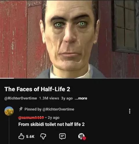 Skibidi Toilet G-Man Face