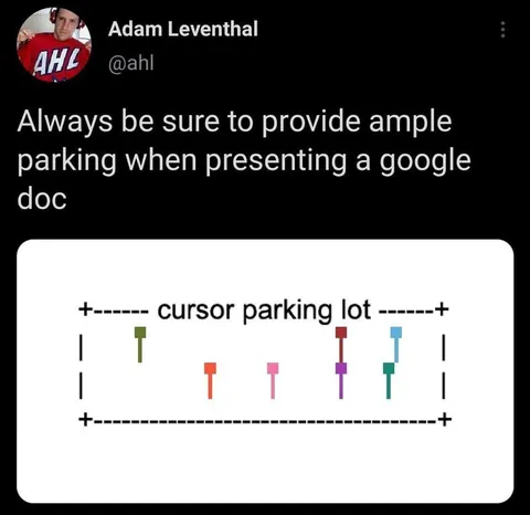 Cursor parking lot Google Doc