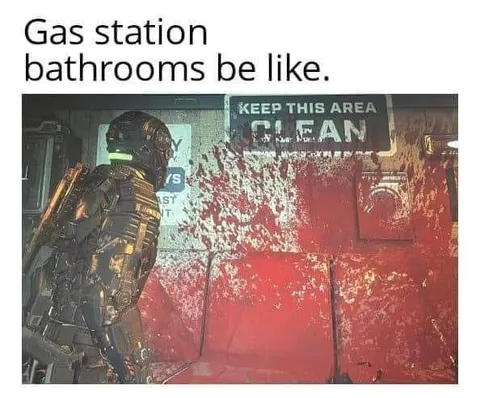 Gas Station Bathroom Horror