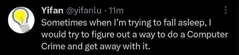 Falling Asleep and Computer Crime