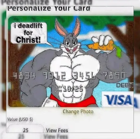 Bugs Bunny Deadlifts for Christ