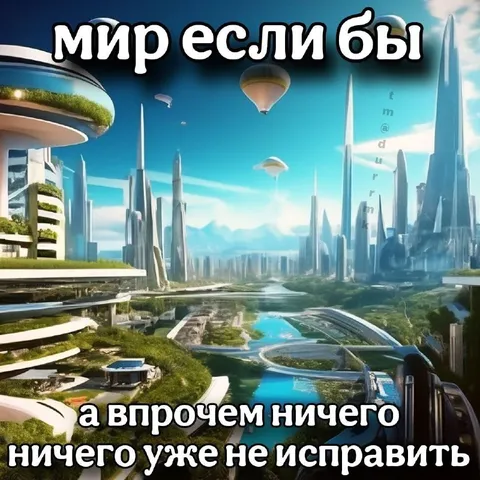 Мир если бы ничего не исправить