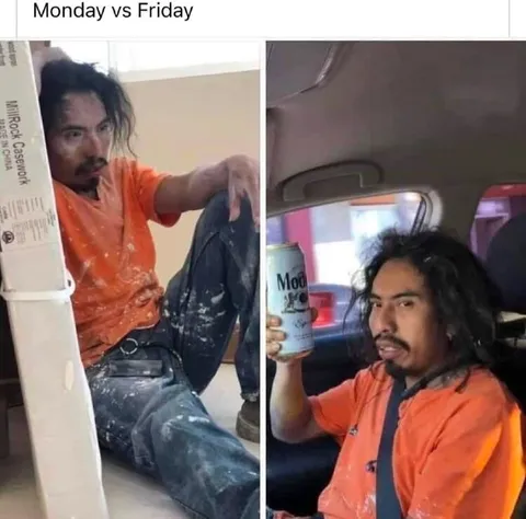 Monday vs Friday Worker