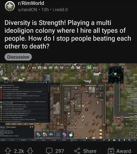 RimWorld Diversity Is Strength