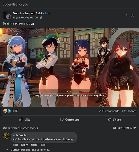 Beat my screenshot de Genshin