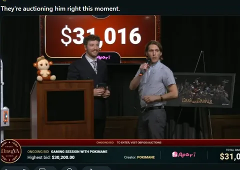 They're Auctioning Him Right Now