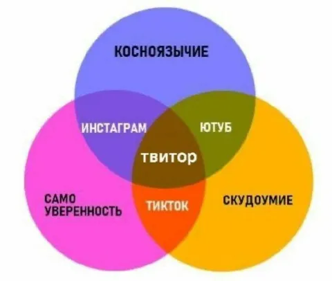 Венна социальных сетей