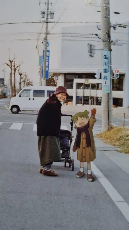 おばあちゃんとアニメキャラ