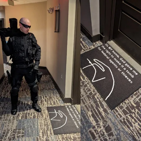 Federal Agents Doormat
