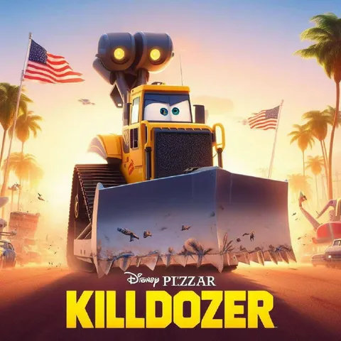 Disney Pizzar Killdozer Poster