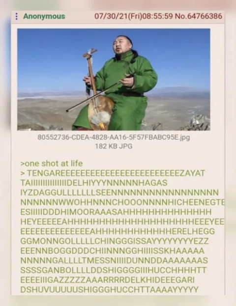 One Shot at Life Throat Singing