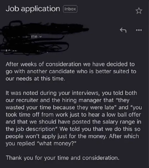 Interview Rejection Over Honesty
