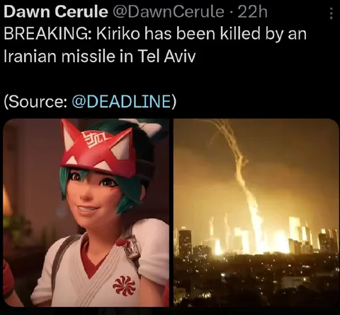 Kiriko Missile Breaking News
