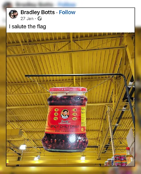 I Salute the Chili Crisp Flag