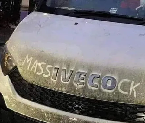 Massivue Cock Car Badge
