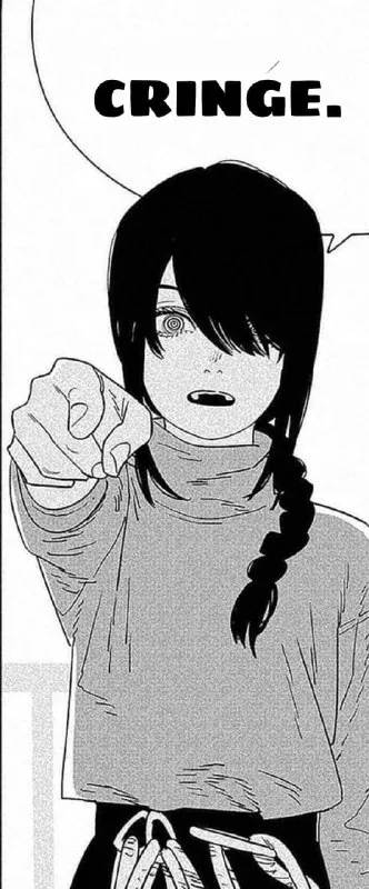 Manga Girl Says CRINGE