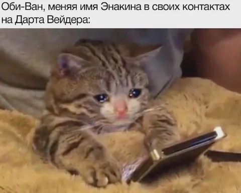 Котик переименовывает Энакина в Вейдера
