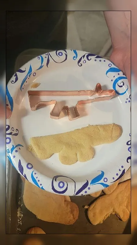 Неудачная собака из теста