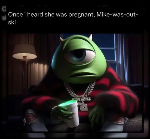 Mike Wazowski Hears She’s Pregnant