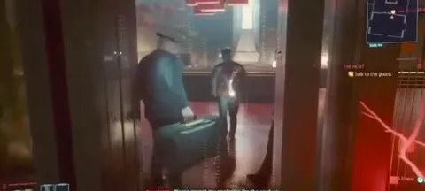 NPC Guards the Elevator
