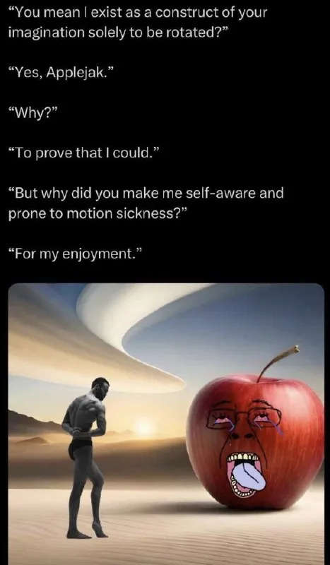 Self-Aware Rotated Apple