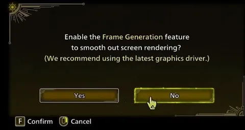 Enable Frame Generation?