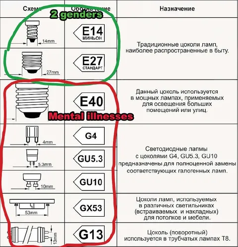 Два пола и психические болезни