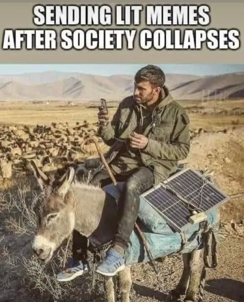 Sending Lit Memes After Society Collapses