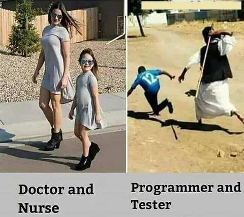 Doctor and Nurse vs Programmer and Tester
