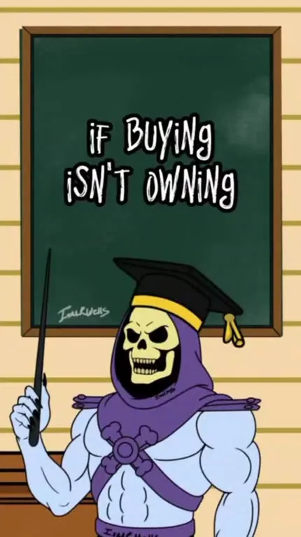 Buying Isn't Owning, Pirating Isn't Stealing