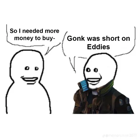 Gonk Was Short on Eddies