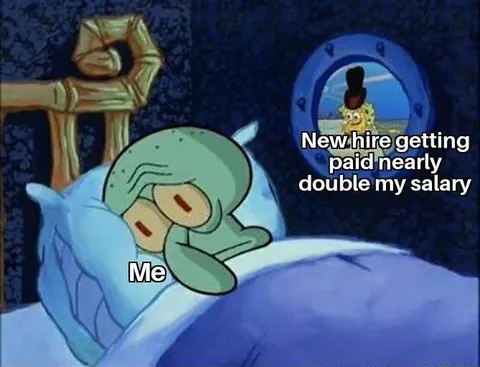 Squidward Jealous of New Hire