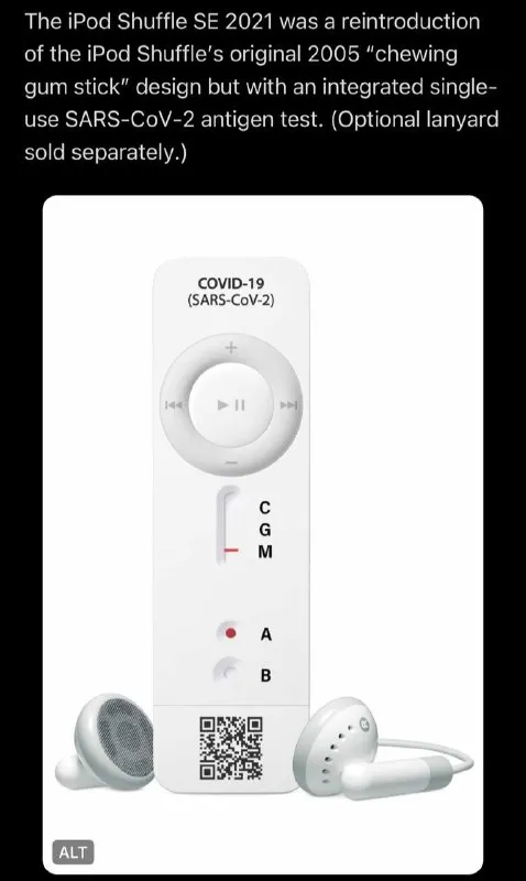 iPod Shuffle COVID Test