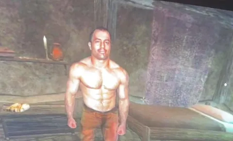 Безумный персонаж из Oblivion
