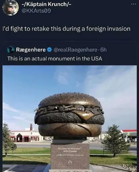 Retake the Burger Monument