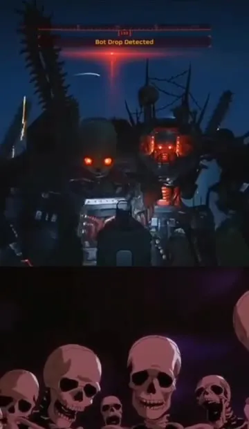 Bot Drop Turns Into Skeleton Laughter