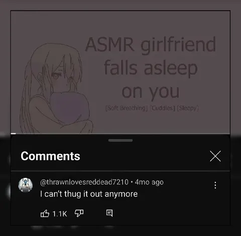 ASMR Girlfriend Thugging It Out