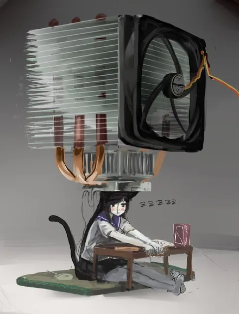 Overworked Computer Cooling